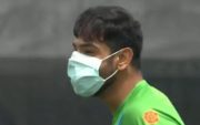 Haris Rauf With Face Mask (Image Credit- Twitter)