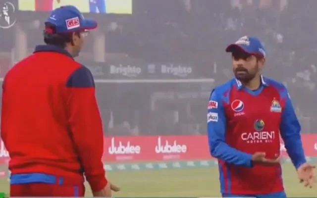 Babar Azam and Wasim Akram ( Photo source: Twitter)