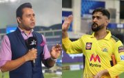 Aakash Chopra and MS Dhoni (Image Source: Instagram/BCC/IPL)