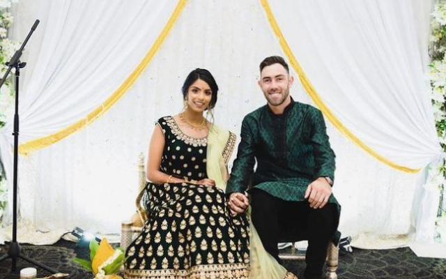 Glenn Maxwell and Vini Raman (Image Source: Instagram)
