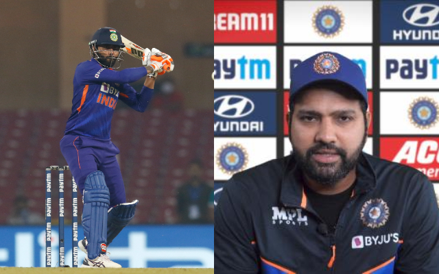 Ravindra Jadeja and Rohit Sharma (Image Source: BCCI/Twitter)