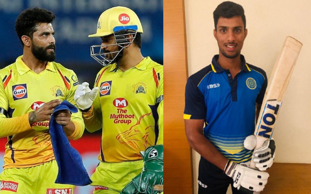 MS Dhoni, Ravindra Jadeja and Tilak Varma (Image Source: BCCI/IPL/Twitter)