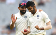 Mohammed Shami and Jasprit Bumrah. (Photo by Quinn Rooney/Getty Images)