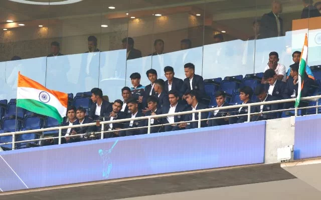 India U19 cricket team. (Photo source: Twitter/BCCI)