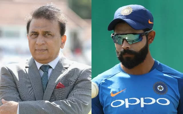Sunil Gavaskar and Ravindra Jadeja. (Photo source: Getty Images)