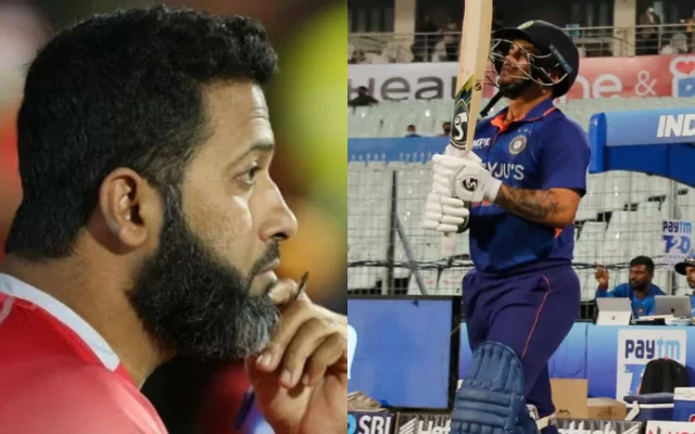 Wasim Jaffer and Ishan kIshan. (Photo Source: Twitter)