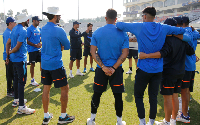 Indian Cricket Team Trains at PCA (Image Source: BCCI Twitter)