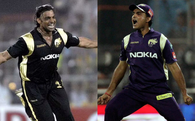 Shoaib Akhtar and Sourav Ganguly (Image Source: BCCI/IPL)