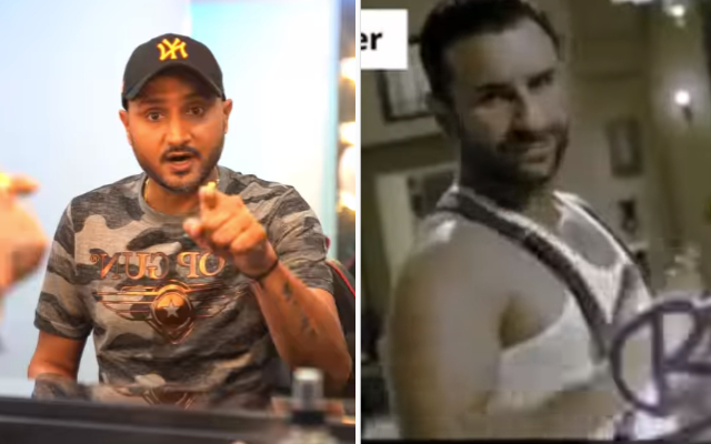 Harbhajan Singh & Saif Ali khan (Photo source: Instagram)