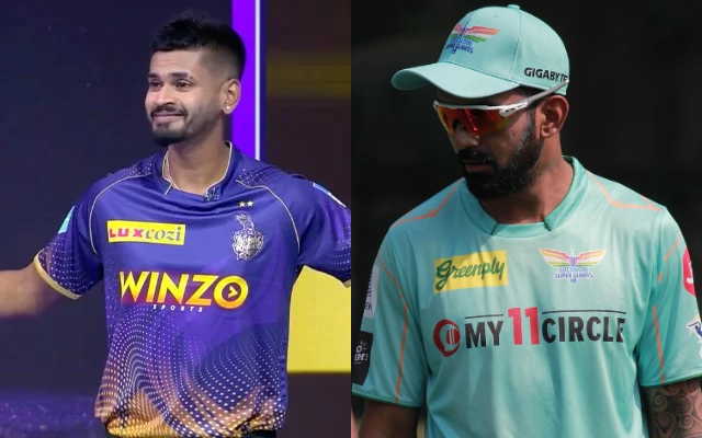Shreyas Iyer and KL Rahul (Image Source: KKR/KL Rahul Twitter Handle)
