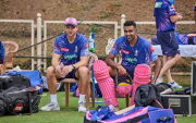 Jos Buttler and Ravi Ashwin. (Photo Source: Twitter/Rajasthan)