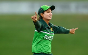 Omaima Sohail of Pakistan. (Photo by Hannah Peters-ICC/ICC via Getty Images)