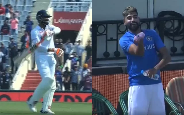 Ravindra Jadeja and Mohammed Siraj. (Photo source: Twitter/BCCI)