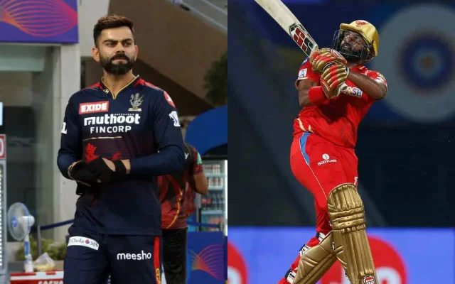 Virat Kohli and Bhanuka Rajapaksa. (Photo Source: IPL/BCCI and Twitter)