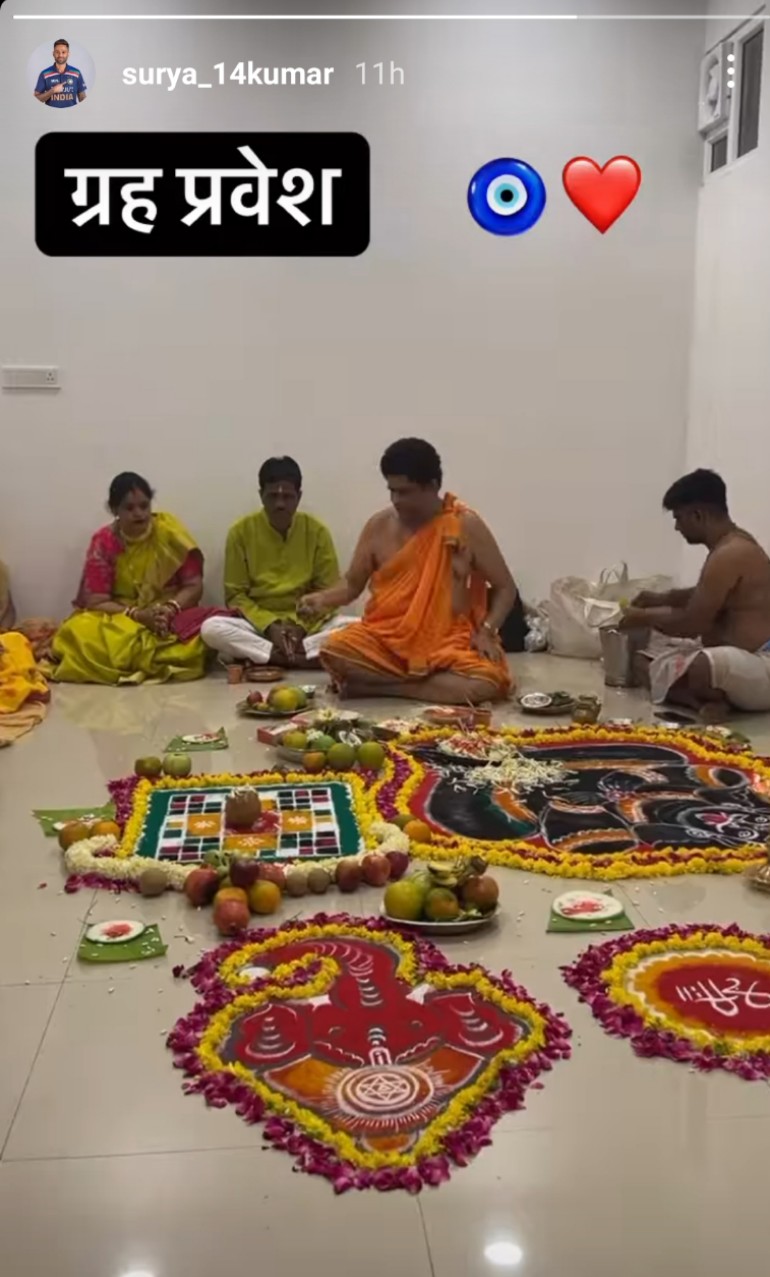 Suryakumar Yadav instagram story