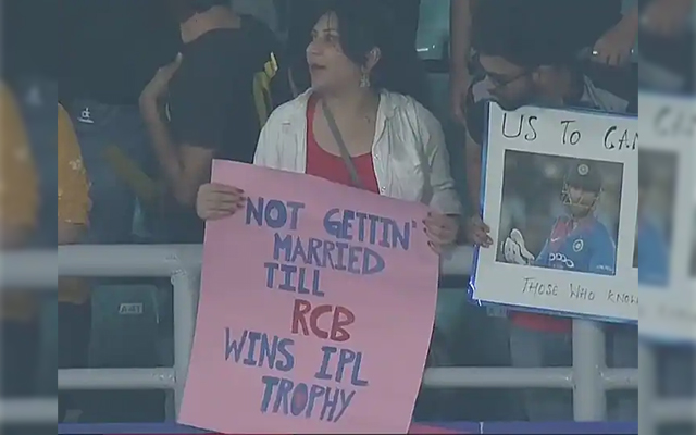 RCB Female Fan (Photo Source: Twitter)