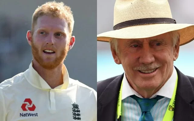 Ben Stokes and Ian Chappell. (Photo Source: Twitter)