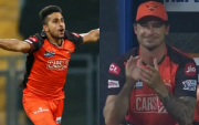 Dale Steyn and Umran Malik. (Photo Source: IPL/BCCI)