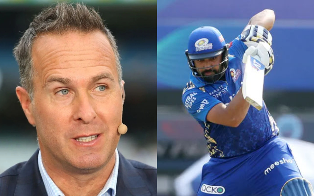Michael Vaughan and Rohit Sharma (Image Source: Getty Images/IPL/BCCI)