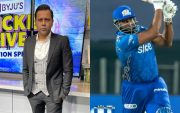 Aakash Chopra and Kieron Pollard (Photo Source: Twitter)