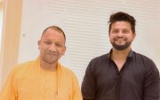 Yogi Adityanath And Suresh Raina (Image Credit- Instagram)