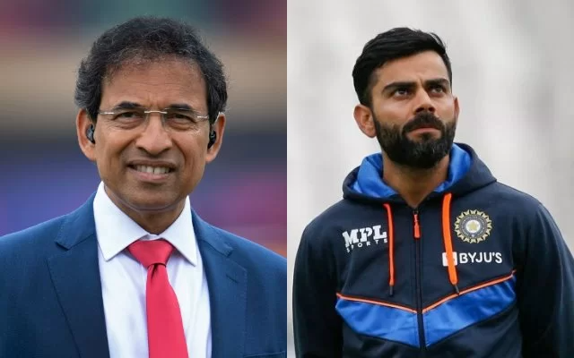 Harsha Bhogle and Virat Kohli (Photo Source: Getty Images)