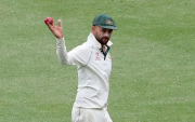 Nathan Lyon. (Photo by JEREMY NG/AFP via Getty Images)