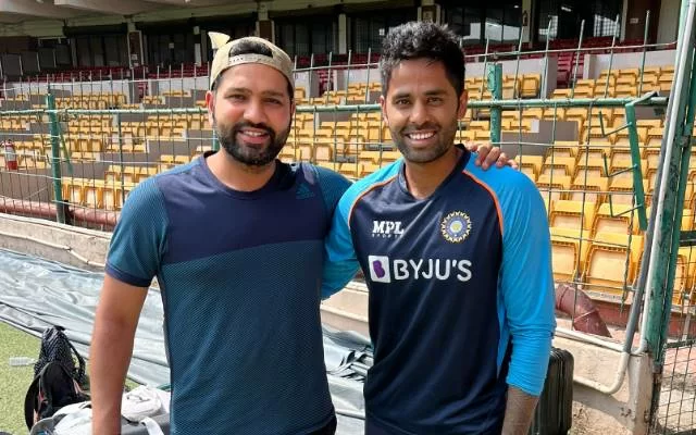 Rohit Sharma and Suryakumar Yadav. (Photo Source: Twitter/Suryakumar Yadav