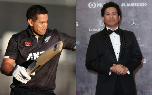 Ross Taylor and Sachin Tendulkar (Photo Source: GettyImages)