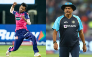 Yuzi Chahal and Ravi Shastri (Photo Source: Twitter)
