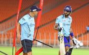 Hardik Pandya and Gary Kirsten. (Photo Source: Twitter)