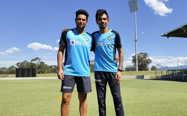 Kuldeep Yadav and Yuzvendra Chahal. (Photo Source: Twitter)