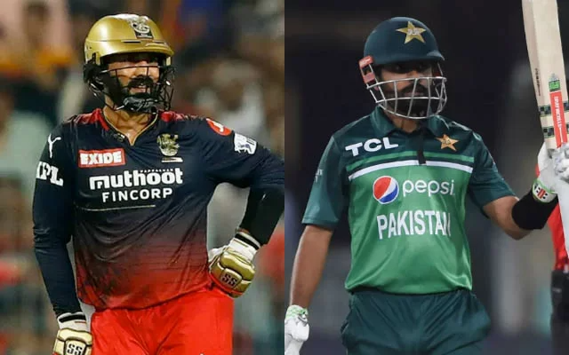 Dinesh Karthik and Babar Azam. (Photo Source: IPL/BCCI)