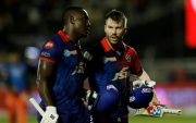 David Warner & Rovman Powell. (Photo Source: IPL/BCCI)