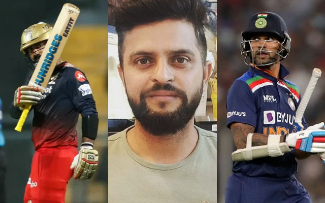 Dinesh Karthik, Suresh Raina and Shikhar Dhawan (Image Source: BCCI/IPL/Twitter)