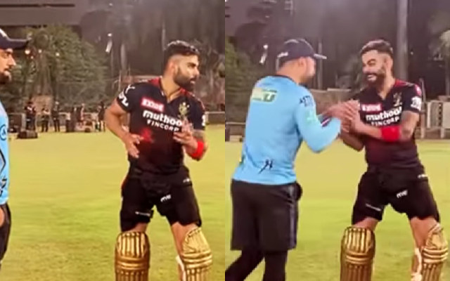 Rashid Khan & Virat Kohli (Photo Source: Instagram) 