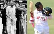 Sir Donald Bradman and Mushfiqur Rahim. (Photo Source: Twitter)