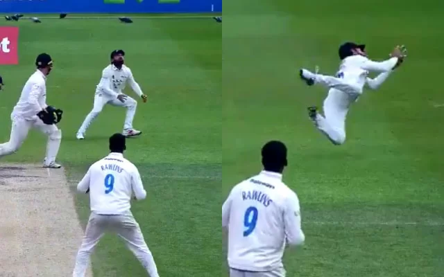 Mohammad Rizwan Catch. (Photo Source: Sussex Cricket/Twitter)