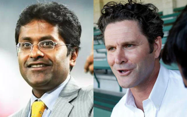 Lalit Modi and Chris Cairns. (Photo Source: Twitter)