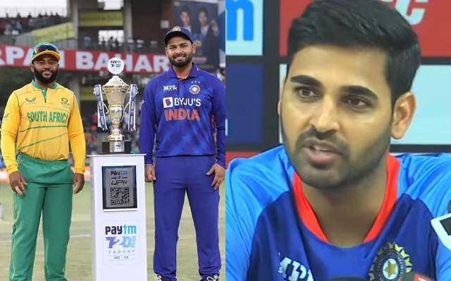 Bhuvneshwar Kumar and Rishabh Pant (Image Source: BCCI/Twitter)
