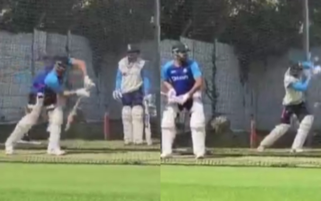 Rohit Sharma and Shubman Gill hit the nets (Photo Source: Instagram)