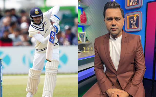 Shubman Gill and Aakash Chopra (Image Source: Getty Images/Twitter)