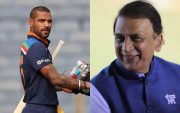 Shikhar Dhawan and Sunil Gavaskar (Image Source: BCCI/Getty Images)