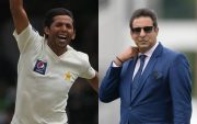 Mohammad Asif & Wasim Akram (Photo Source: Twitter)