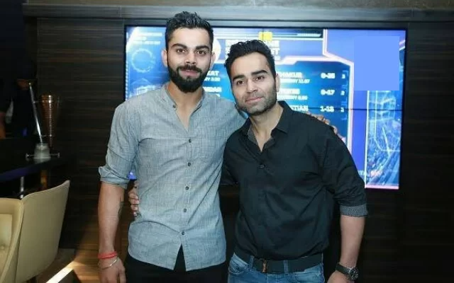 Virat Kohli and Vikas Kohli (Photo Source: Twitter)