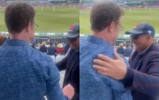 Fathers of Ollie Pope and Joe Root (Photo Source: Twitter)