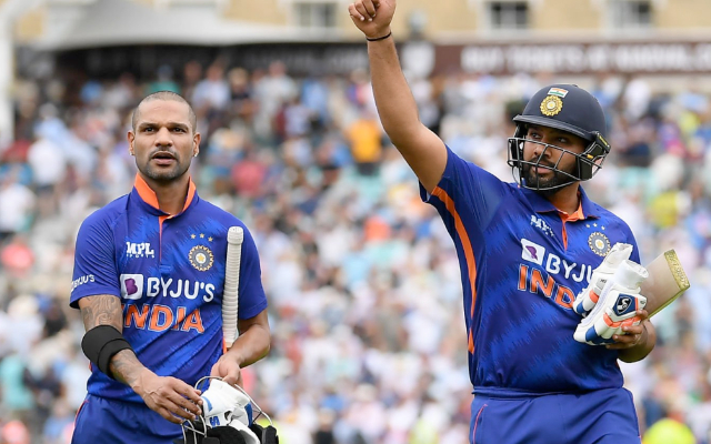 Shikhar Dhawan and Rohit Sharma (Image Source: Getty Images)