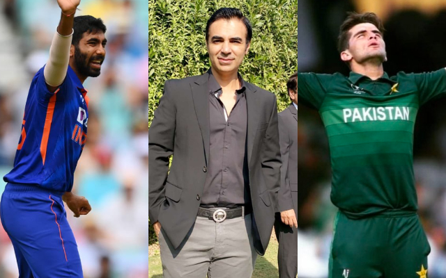 Jasprit Bumrah, Salman Butt & Shaheen Afridi (Photo Source: Twitter)