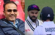 Virender Sehwag reacts to Virat Kohli-Jonny Bairstow fight (Photo Source: Getty Images/Twitter)