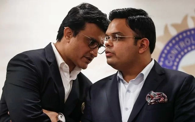 Sourav Ganguly and Jay Shah. (Photo Source: Twitter)